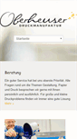Mobile Screenshot of druckerei-oberheuser.de